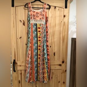 Agua bendita Anthropologie maxi dress